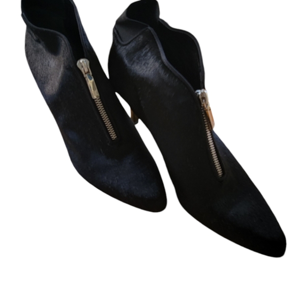 LOUIS VUITTON Hariko Black Front Zip Booties SZ 39.5 - US size 9.5 - Picture 7 of 9